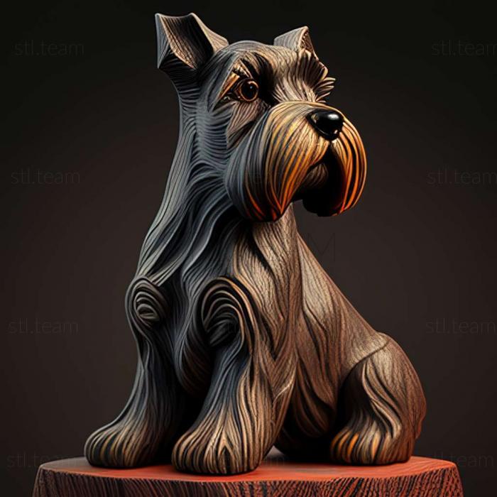 Zwergschnauzer dog